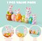Easter Bunny Eggs with The Word Easter Resin Centerpiece Decor 4 Rabbits Bunny & Egg Tabletop